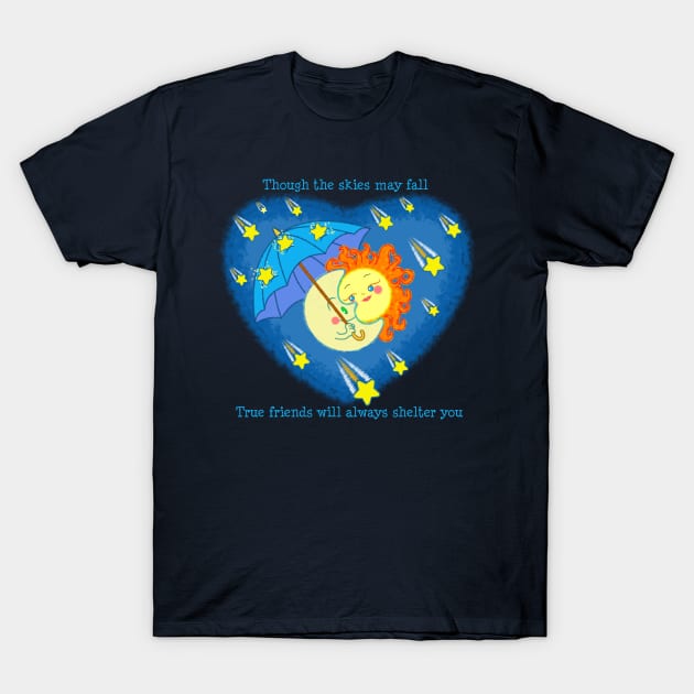 Meteor Shower 3 T-Shirt by Toonicorn